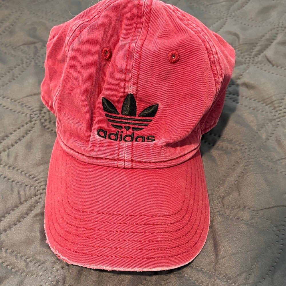 Adidas Red Cap with Black Logo